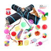 Tunnel gioco pieghevole per gatti
