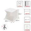 Mini fotostudio - Lightbox pieghevole con LED