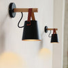 Lampada da parete Nordisk in legno