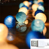 GlowSphere – lanterne in filo di cotone LED per decorazioni di festa