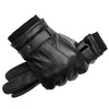 Wärme und Stil: Original BISON DENIM Echte Schafsleder Handschuhe