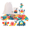 Kreative Formen Holzpuzzle