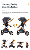 Royal Luxury Baby Kinderwagen 3-in-1 - Vielseitig und Luxuriöses Design