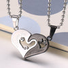La mia collana a coppia d'amore