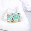 Anello Opale Albero Felice