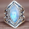 Boheemse Stil Mondstein Ring