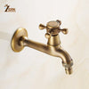Supporto da parete tagliato Bibcock ottone antico rubinetto WC