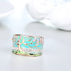 Anello Opale Albero Felice