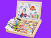 CreativePlay Lavagna - Lavagna magnetica per disegno e puzzle