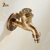 Supporto da parete tagliato Bibcock ottone antico rubinetto WC