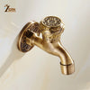 Supporto da parete tagliato Bibcock ottone antico rubinetto WC