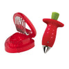 Set mit Schälmessern und Schneidern für Obst