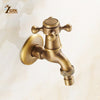 Supporto da parete tagliato Bibcock ottone antico rubinetto WC
