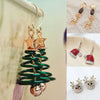 FestiveGlow Orecchini - Look Natalizio Festivo con Accenti Eleganti