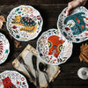CatLover Bord - Ceramica dipinta a mano con motivo di gatti