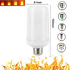 Lampade LED con effetto fiamma