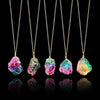 Collana in quarzo arcobaleno