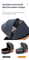 Royal Luxury Baby Kinderwagen 3-in-1 - Vielseitig und Luxuriöses Design