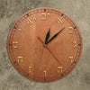 Orologio da parete in legno con numeri