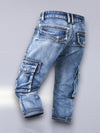 Heren Cargo Jeans met Lichte Wassing – Comfortabele Pasvorm en Functionele Zakdetails | A