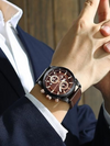 Heren Horloge met Lichtgevende Wijzerplaat – Waterdicht Quartz Horloge voor Mannen, Stijlvol en Elegant, Diverse Kleuren - A