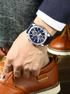 Heren Horloge met Lichtgevende Wijzerplaat – Waterdicht Quartz Horloge voor Mannen, Stijlvol en Elegant, Diverse Kleuren - D