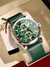 Heren Horloge met Lichtgevende Wijzerplaat – Waterdicht Quartz Horloge voor Mannen, Stijlvol en Elegant, Diverse Kleuren - Groen