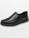 Heren Schoenen van Echt Leer – Comfortabele Slip-On Loafers met Antislip Zool voor Casual en Zakelijk Gebruik | Zwart