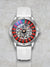 Herenhorloge Automatische Mechanische Skeleton Design - Waterdicht, 42mm RVS Band  - Wit