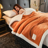 Coperte da letto - Coperta da letto trapuntata in pile a tre strati di alta qualità e morbida