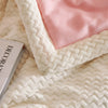 Coperte da letto - Coperta da letto trapuntata in pile a tre strati di alta qualità e morbida