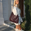 Kaia Vegan Leren Hobo Tas