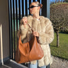 Kaia Vegan Leren Hobo Tas