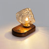 FrostStone Lampada da Tavolo in Vetro - Illuminazione Elegante per ogni Interno