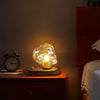 FrostStone Lampada da Tavolo in Vetro - Illuminazione Elegante per ogni Interno