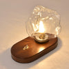FrostStone Lampada da Tavolo in Vetro - Illuminazione Elegante per ogni Interno