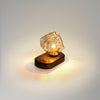 FrostStone Lampada da Tavolo in Vetro - Illuminazione Elegante per ogni Interno