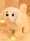 Interactieve Hondenknuffel voor Kinderen - Zachte Pluche Hond die Blaft en Beweegt - Perfect Speelgoed voor Rollenspel | Bichon