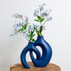 Vaso intrecciato per fiori