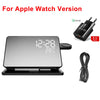 3-in-1 Snelladerstation | Premium Draadloze Fast Charging Dockingstation met Wecker | voor Apple iPhone, Watch & AirPods