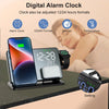 3-in-1 Snelladerstation | Premium Draadloze Fast Charging Dockingstation met Wecker | voor Apple iPhone, Watch & AirPods