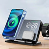 3-in-1 Snelladerstation | Premium Draadloze Fast Charging Dockingstation met Wecker | voor Apple iPhone, Watch & AirPods