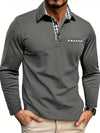 Katoenen poloshirt met lange mouwen voor heren | Comfortabele pasvorm 1