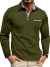 Katoenen poloshirt met lange mouwen voor heren | Comfortabele pasvorm 2