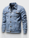 Klassieke Spijkerjas Heren van Hoogwaardige Indigo Gewassen Denim met Verstelbare Pasvorm en Tijdloos Ontwerp | Blauw