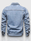 Klassieke Spijkerjas Heren van Hoogwaardige Indigo Gewassen Denim met Verstelbare Pasvorm en Tijdloos Ontwerp | Blauw B