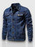 Klassieke Spijkerjas Heren van Hoogwaardige Indigo Gewassen Denim met Verstelbare Pasvorm en Tijdloos Ontwerp | Darkblauw 2