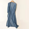 Lange cardigan voor dames | Lichtgewicht V-hals 5