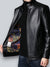 Leren Jas Dames met Pluche Voering en Zip-up Sluiting - features