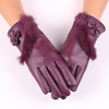 Leren handschoenen voor dames | Warme schapenvacht met fluwelen voering 2